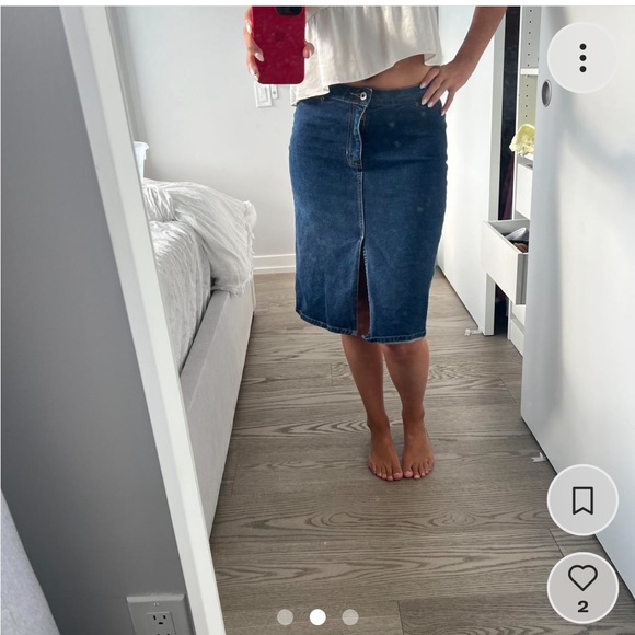 Vintage gap denim skirt - Picture 2 of 3